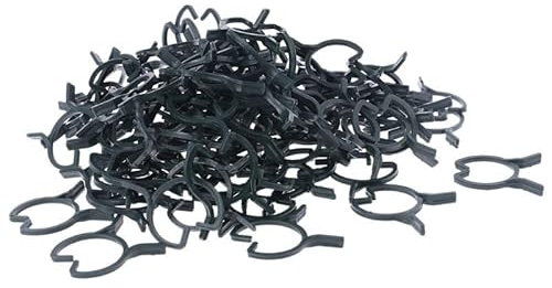 100 Stück Pflanzen-Gartenclips für Gemüsepflanzen, Ranken-Stützclips zum Halten von Pflanzen, Strickhaken, fetter Griff