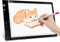 Wiederaufladbar A4 Leuchttisch,mit akku Led Licht Pad,3 Helligkeitsdimmen Lichtplatten,für Künstler, Animationszeichnen, Skizzieren, Animation, Röntgenbetrachtung (A4-RCG)