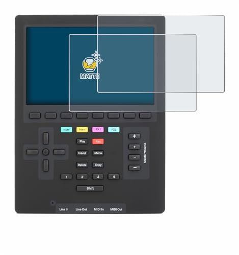 BROTECT Entspiegelungs-Schutzfolie für Polyend Tracker Mini (2 Stück) Matte Displayschutz-Folie, Anti-Reflex, Anti-Fingerprint