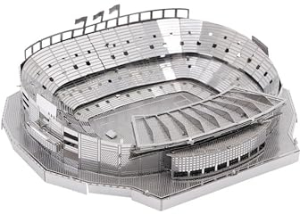 Metal Zone Camp NOU 3D-Puzzle, Metall, Modell Stadion, Camp NOU, Architektur-3D-Metallpuzzle, 3D-Puzzle für Erwachsene, 7,3 x 6,4 x 1,8 cm