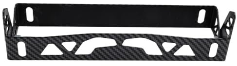 1PC ADJUSTABLE JDM LICENSE PLATE HOLDER FRAME TILT RELOCATOR BRACKET(Carbon Fiber)