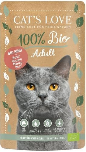 CAT'S LOVE ADULT BIO Rind (0.1 kg)