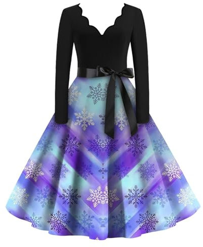 Robes sexy pendules taille mi-longue jupe beauté rétro tempérament manches longues couleur unie tube haut manches jupe maxi robe, lilas, 3XL