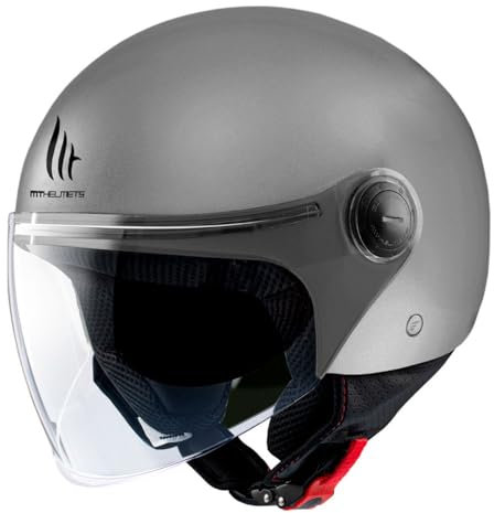 MT HELMETS Jethelm - Street S Solid - matt grau (XS)