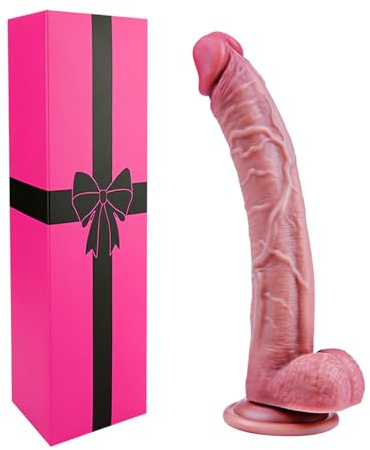 21,5cm Gode Anal Silicone Réaliste Souple Ventouse Débutants Petit Sex Toy | Godemichets Point G Testicules, Compatible Plug, Realiste Gode Silicone Femme Homme Sex Toy Pour Anus, Jouets Adultes,Petit