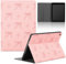 Stradvnaly Funda Tablet para Huawei Mediapad T3 10 9,6 AGS-W09/AGS-L09,Carcasa Lindo Cartoon Lazo Rosa Estrella Motifs de Cubierta Protectora Plegable Cuero de PU Función de Soporte Protectora Case