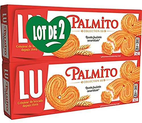 Lu Palmito Petits Palmiers Croustillants, 2 x 100g