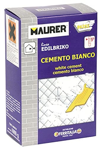 Edil Cemento Blanco Maurer (Caja 5 kg.), El embalaje puede variar