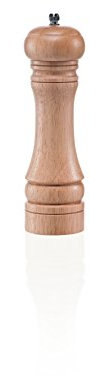 Elegante Pfeffermühle aus Naturholz – Höhe 32 cm mit Keramikmahlwerk für präzises Mahlen und langanhaltende Frische