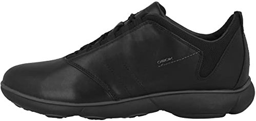 Geox U Nebula A, Sneakers Hombre, Negro, 46 EU