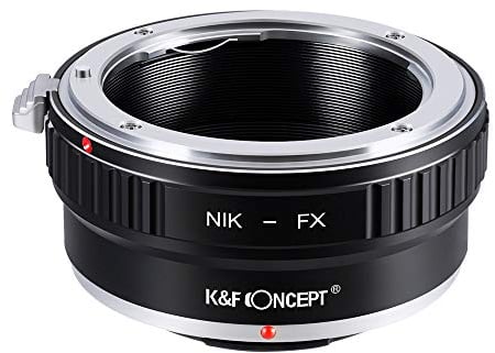 K&F Concept Nikon auf Fuji X Adapter, für Nikon AI/F Mount Lens to Fujifilm X Series Mirrorless FX Mount Camera Adapter for Fuji XT2 XT20 XE3 XT1 X-T2