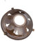 ElekTek Glass Lamp Shade Gallery Fitting for B22 Shade Ring Bulb Holders 3.25 inch Antique Brass
