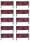 Floranica 10 Stück Beetbegrenzung aus Weide 40 cm x 40 cm Rasenkante aus Weidengeflecht Beeteinfassung Rasenkante Beetzaun Weidenzaun Palisade Abtrennung von Blumenbeetwegen Gartenbeeten