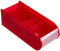 Wedo 2508002 Lernkartei A8, Rolloverschluss, 6 Stützplatten inkl. 100 Karten, 21, 7 x 9, 2 x 7, 3 cm Ice Rot