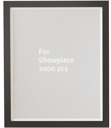 Pintoo Jigsaw Puzzle Frame Tailor-made for Pintoo's 2000 Pieces Puzzle ONLY - Dark Brown - Effortless & Toolless Assembly NO Glue Required [W1035]