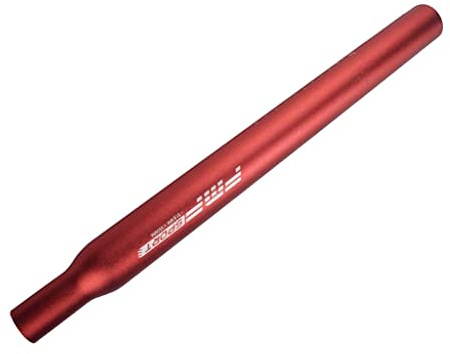 SM SunniMix Fahrrad Sattelstütze Sattelstange 350mm - Rot Ø 27,2