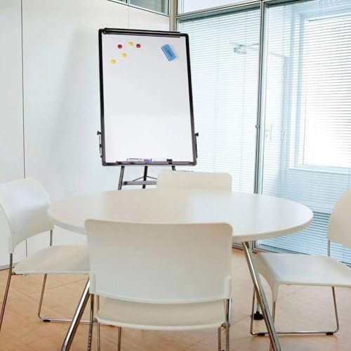 Whiteboard Tripod Magnetic 24 x 36 Inches Standing Flip Chart Easel Lightweight Adjustable Tripod Whiteboard Magnetic Standing Flip Chart Easel Lightweight Adjustable with Eraser/Pens/Magnets