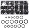 HQdeal Dichtungsringe Set, 279 Stücke 18 Größen O-Ring Sortiment Kit, Gummi Dichtungen Ringe, Gummiringe für Isolierdichtung Unterlegscheibe Dichtungen Klimaanlage Auto Fahrzeug Reparatur