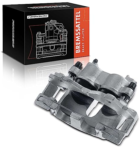 Frankberg Brake Caliper Disc Brake Front Right with Bracket (hole spacing 131mm) Compatible with Cherokee XJ Grand Cherokee II WG WJ Replace# K05011972AA
