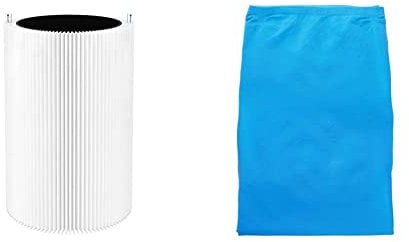 BLUEAIR Combination Filter For Blue 411 & Blue 3210 Air Purifier & Pre-Filter for 411 Air Purifier| Diva Blue| Catches Larger Particles, Extending The Life Of The Main Filter | Machine Washable