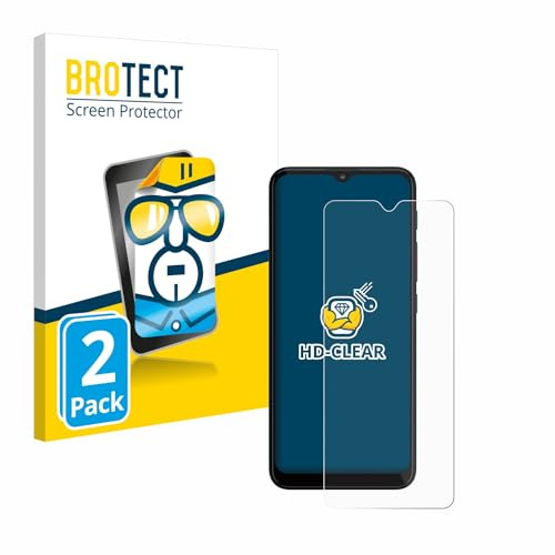 BROTECT (2 Stück Schutzfolie für Motorola Moto G20 Displayschutz Folie Made in Germany, Ultra-Klar
