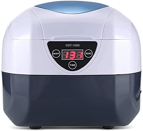 NICETOW Ultrasonic Cleaner Digital Ultrasonic Cleaner Machine, Nail Tools Sterilizer with Digital Timer, Cleaning ion Machine for Jewelry Glasses Watches Earrings Ring Necklaces Coins (0.75L