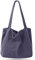 Captain Blues Cord Umhängetasche Damen, Shopper Tasche Schultertasche Damen Groß Tote Bag für Arbeit, BüRo, Reisen, Einkaufen, Schule, Uni und Alltag (Grau)