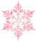 devembr Snowboard Stomp Pad, 3D Klare Schneeflocke Snowboard Stomp Pads, PVC-Material, 13 x 11,5cm, Rosa