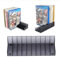 Yosoo Health Gear Game Card CD DVD Storage Rack Open Shelf, 2Pcs Universal Game Card Box Movie Shelf Organiser for Blu Ray Video Game Cases CDs VHS Tape Display Stand for