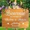 Autocollant Personnalisé Panneau Mariage, Stickers Mariage Panneau Bienvenue, Stickers Personnalisés Mariage， Stickers Personnalisés For Panneau De Bienvenue Mariage Décoration Artisanale(STYLE H,50cm