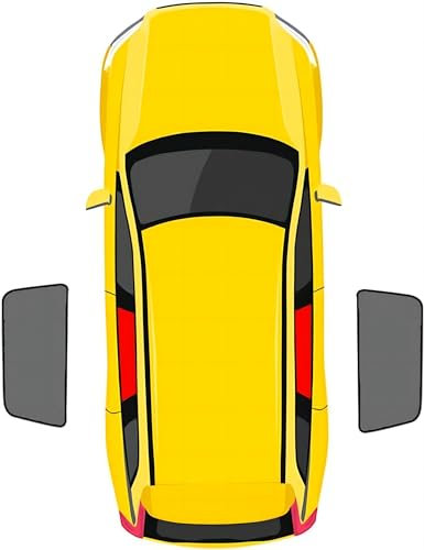 YPZHGS Parasol Coche Bebe para Toyota AURIS 2018 2019 2020 2021 2022 2023 2024, Parasol Coche Lateral, Delanteras Trasera Ventanas Laterales Protección UV Proporcionar Privacidad,2Pcs-Rear-Doors