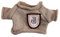 perfk Mini-Puppenkleidung für 7 Zoll große Puppen, Puppenpullover, Kostüme, entzückendes Kinderspielzeug, bequem, Puppenkleidung für 20 cm große Puppen, Braun