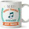 MUGFFINS Music Teacher Mug - in English - World's Best - with Doodle - Funny Gift for Colleagues - Ceramic 11oz Mug