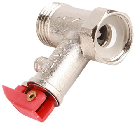 Válvula de seguridad Culnflun, válvula de seguridad de latón Calentador de agua Control de exceso de presión G1/2 pulgadas para seguridad eléctrica doméstica