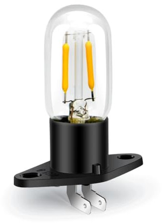 SOFOC- Microwave Bulb LED Oven Lamp Replacement Z187/W01 Base 240V for Household 25W 100Lm Yellow 1Pcs