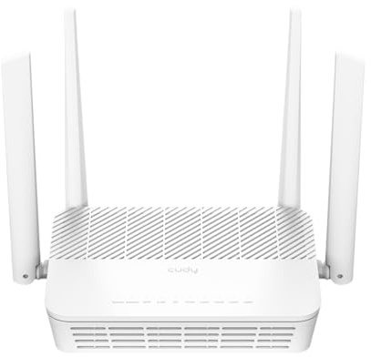 Cudy AX3000 WiFi 6 Router 2.5G con Alimentación PoE y Puerto USB, 3000Mbps Doble Banda, MU-MIMO, WireGuard, VPN CompatibleCudy Mesh y App, WR3000P