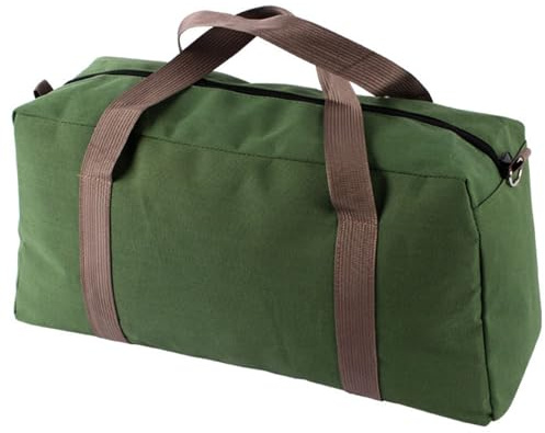 Tool Bags, Tool Bag, 14x5x8 Portable Wear Resistant Wide Mouth Canvas Bag for Storage Screwdrivers, Wrench, Pliers Hand Tools, Small