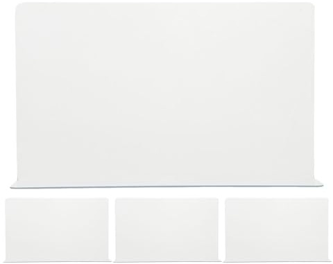 Gatuida 4stücke Spritzschutz für Badewanne Waschbecken und Küche Transparenter Eckschutz aus PVC für Dusche Badewanne Küchenspüle und Badezimmer