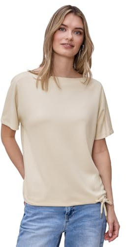 Damen Dropped Shoulder Shirt mit Rippdetail