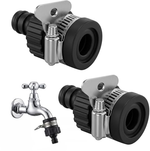SLIAXINT 3 PCS Adaptateur Universel de Robinet, Connecteur Tuyau Arrosage | Adaptateur Robinet Tuyau Arrosage, Adaptateur Tuyau Arrosage, pour Camping Car, Cuisine, Lavage de Voiture et Jardin Réglable