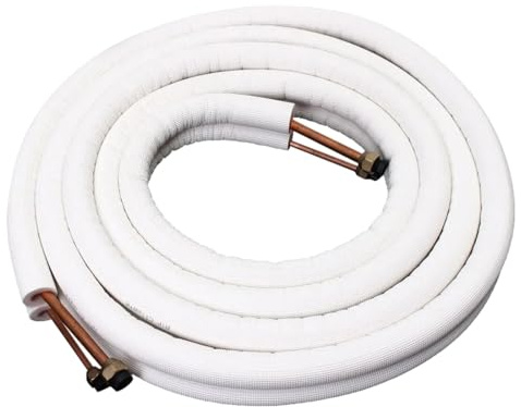 Okeeyseda Tuberías de Aire Acondicionado de Cobre Aisladas 1/4'' 3/8'' Tuberías de Aire Acondicionado