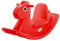little tikes Caballo Mecedor - Juego Activo para Niños Pequeños - Asas de Fácil Agarre y Silla Estable para Mayor Seguridad - Fabricación Duradera - Rojo