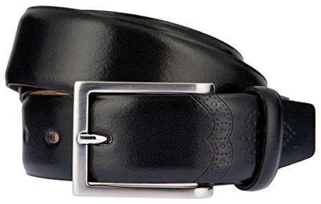 LLOYD-Herren-Leder-Gürtel 35 mm, schwarz, BW 95