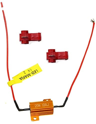 1 Widerstand Widerstände 25 Watt 10 Ohm / 50 Watt 6 Ohm für H1 H3 H7 H8 H11 HB4 LED Widerstände Kabel Miniblinker Blinker Kellermann Widerstand Wiederstand (25 Watt - 10 Ohm)