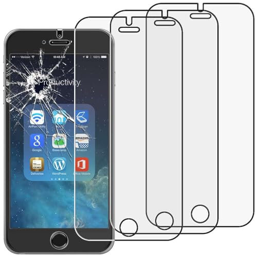 ebestStar - Pack x3 Verre trempé compatible avec iPhone 6 Plus 6S Plus Apple Film Protection Ecran Vitre protecteur anti casse, anti-rayure, pose sans bulles [Appareil: 158.1 x 77.8 x 7.1mm, 5.5'']
