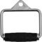 BodyRip Stirrup Handle Multi Gym Cable Machine Attachment Pull Down Weight (Black Rubber Handle)