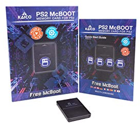 Kaico Free Mcboot 8MB PS2 Memory Card con FMCB PS2 Mcboot 1.966 per Sony Playstation 2 - FMCB Free Mcboot La tua PS2 - Plug and Play - Playstation 2 CFW McBoot 1.966