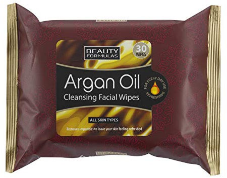 BEAUTY FORMULAS FACIAL WIPES ARGAN OIL