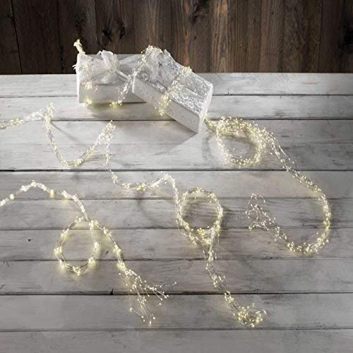 mascagniâ C301 – Marcadores de metal con 15 HILOS, Luces LED y transformador 200 cm