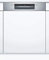 Bosch SMI6ZCS07E Serie 6 Smarter Geschirrspüler integriert, 60 cm breit, Besteckschublade, Made in Germany, Silence Programm besonders leise, Rackmatic höhenverstellbarer Oberkorb Edelstahl